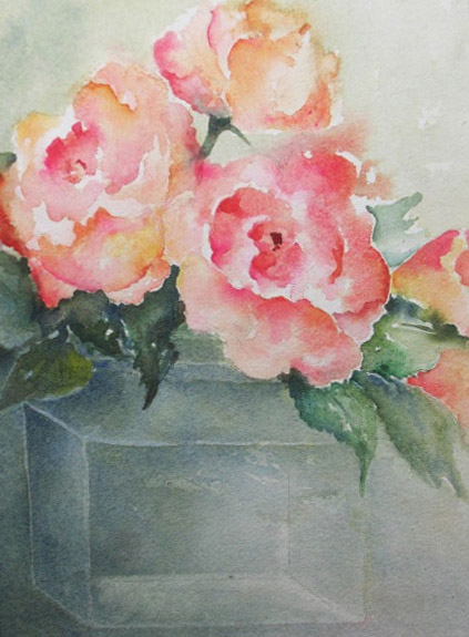 Roses-in-Vase
